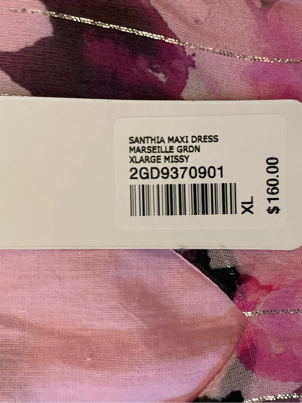 Soft Surroundings Pink Garden Romantic Tiered Santhia Maxi Dress ~ L ~ NWT - Picture 7 of 10